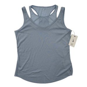 Nike Yoga Women’s Material Mix Tank Top Work-out Light Blue DA0708-440 S/M/L/XL